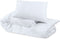vidaXL - Dekbedovertrekset - 200x200 - cm - katoen - wit