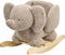 Nattou Teddy Olifant - Hobbelpaard - Zacht Zitje 59 x 45 cm - Taupe