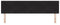 vidaXL - Hoofdbord - met - Knopen - - - Zwart - - - 180 - cm - - - Fluweel