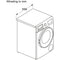 Bosch WNG24405NL - Wasdroogcombinatie - 6 kg wassen en drogen - AutoDry - Vrijstaand