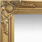 vidaXL - Wandspiegel - barok - stijl - 40x40 - cm - goudkleurig