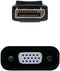 Nanocable 10.16.0602 - DisplayPort naar VGA - 15cm - Zwart