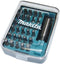 Makita D-34936 - Schroefbitset 31-delig - 30 schroefbits en magnetische bithouder (31 stuks)