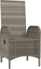 vidaXL - Tuinstoelen - 2 - st - poly - rattan - grijs