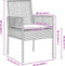vidaXL - Zetels - voor - buiten - 2 - stuks - met - kussens - zwart - poly - rattan