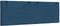 vidaXL - Hoofdbordkussen - 140 - cm - stof - blauw