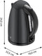 WMF Stelio 0413020072 - Waterkoker - 1,7L 2400W 360° draaibaar - Zwart