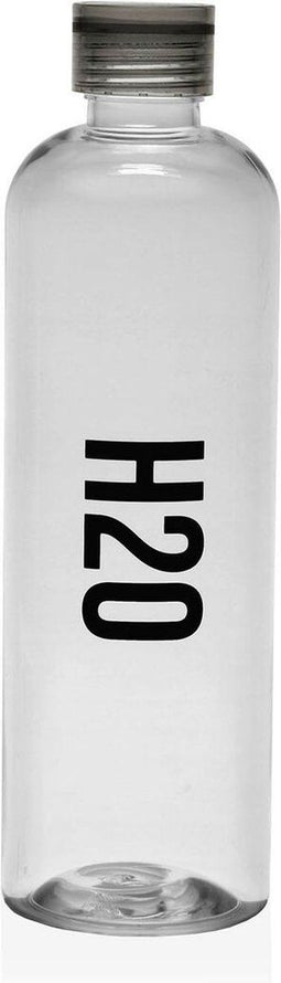 Waterfles Versa H2o Zwart Staal polyestyreen 1,5 L 9 x 29 x 9 cm