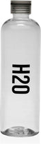 Waterfles Versa H2o Zwart Staal polyestyreen 1,5 L 9 x 29 x 9 cm