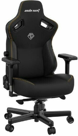 AndaSeat Kaiser 3 - Gamestoel - Ergonomische Ondersteuning - 4D-Armleuningen - Zwart
