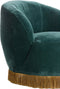 Light & Living Fauteuil Galati - Velvet - Petrol