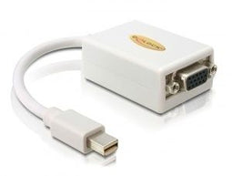 Delock Adapter - Mini DisplayPort naar VGA - 18 cm - Wit