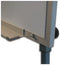 Merkloos Flipover - Magnetisch - Beschrijfbaar oppervlak 70 x 100 cm - Hoogte instelbaar tot 190 cm