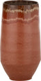J-Line vaas Aline Lang - keramiek - rood - large - 50 cm hoog