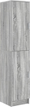 vidaXL - Hoge - Kast - Grijs - Sonoma - 35x39x168 - cm - Gelaagd - Hout