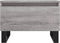 vidaXL - Salontafel - 50x46x35 - cm - bewerkt - hout - grijs - sonoma - eikenkleurig