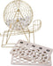 Longfield Games Bingomolen 13 Inch - Complete Bingo Set - 75 Ballen 50 Kaarten 150 Fiches