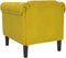 vidaXL Fauteuil fluweel geel