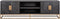 Richmond Interiors TV-dressoir Blackbone brass 4-deuren 200 (Black rustic)