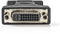 Nedis N CCGP32901BK - Adapter VGA-Stekker naar DVI-I 24+5 - Zwart