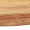 vidaXL - Tafelblad - rond - 25-27 - mm - 40 - cm - massief - acaciahout
