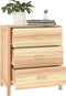 vidaXL - Dressoir - 62x38x70 - cm - bewerkt - hout