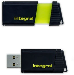 Integral Pulse - USB Flash Drive 64GB - Zwart