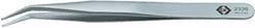 C.K T2336 Onderdelenpincet SM115 SA Met groeven, gebogen 30° 120 mm