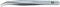 C.K T2336 Onderdelenpincet SM115 SA Met groeven, gebogen 30° 120 mm