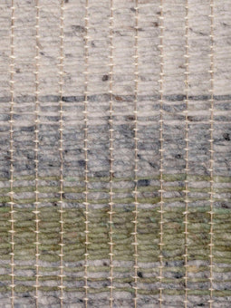 Varenna Green Vloerkleed - 200x300 - Rechthoek - Laagpolig,Structuur Tapijt - Industrieel - Grijs, Groen, Wit