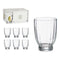 Glazenset Amore Kristal Transparant (330 ml) (6 pcs)