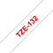 Brother P-Touch TZe-132 - Tape 12mm - Rood op transparant