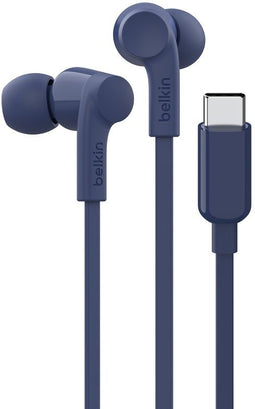 Belkin SoundForm - Bedrade In-ear Oordopjes - Passieve Noise-cancelling - Blauw