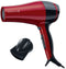 Remington Pro Dry 2000 - Haardroger 2000 W - 3 snelheden 3 temperatuurstanden - Zwart Rood