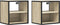 vidaXL - Nachtkastjes - 2 - st - wandgemonteerd - 40x31x39,5cm - sonoma - eikenkleur