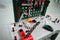 Klein Toys Bosch werkplaats - 82 onderdelen - incl. leerfuncties en bankschroef - multicolor