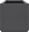 vidaXL - Plantenbak - 80x36x35 - cm - polypropeen - donkergrijs