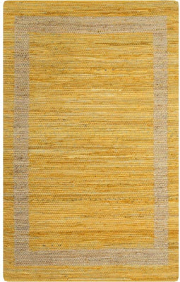 vidaXL - Vloerkleed - handgemaakt - 120x180 - cm - jute - geel
