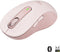 Logitech Signature M650 L - Draadloze muis - Ergonomisch ontwerp - Roze
