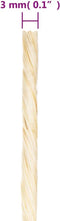 vidaXL - Touw - 3 - mm - 200 - m - 100% - sisal