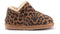 Warmbat Willow Print Panther Dames Sloffen - Suède - Wol - Chestnut