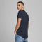 JACK&JONES JJENOA TEE SS CREW NECK - T-shirt 3-pack - 100% organisch katoen - Wit donkerblauw zwart (3-pack)