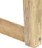 vidaXL - Bankje - 110 - cm - echt - leer - en - massief - mangohout - bruin