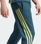 adidas Future Icons 3-Stripes Broek - Heren - Elastische taille met trekkoord - Turquoise - M