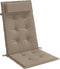 vidaXL - Stoelkussens - 4 - st - hoge - rug - oxford - stof - taupe