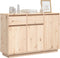 vidaXL - Dressoir - 110x34x75 - cm - massief - grenenhout