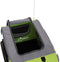 vidaXL - Hondenfietstrailer - oxford - stof - en - ijzer - groen - en - grijs