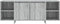vidaXL - Tv-meubel - 130x35x50 - cm - bewerkt - hout - grijs - sonoma - eikenkleurig