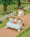 Sylvanian Families 5533 - Wandelwagen drieling - Inclusief zitje en zonnedak (4 onderdelen)