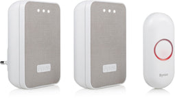 Byron DBY-22324 - Draadloze deurbelset - 150 meter bereik - Wit